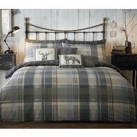 Dreams & Drapes Connolly Check 100% Brushed Cotton Duvet Cover Set
