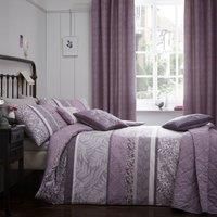Dreams & Drapes - Hanworth - Easy Care Duvet Cover Set - King, Heather