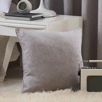 Fusion - Sorbonne - 100% Cotton Filled Cushion - 43x43 cm in Silver