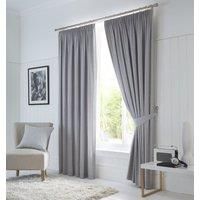 Fusion Plain Dijon Blackout / Thermal Lined Pencil Pleated Curtains. 7 x Colours