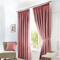 Dijon Blush 66x90 Pencil Pleat Curtains