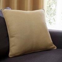 Fusion SORBONNE - Ochre Mustard Yellow 100% Cotton Eyelet Curtains or Cushions
