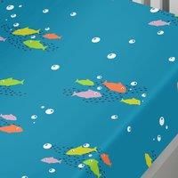 Bedlam Children's Sea Life Glow In the Dark Reversible Duvet Cover Bed Set Multi