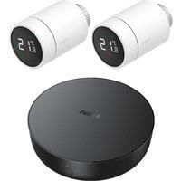 AQARA SRTS-A01-TWIN Wireless Smart Thermostat Starter Kit E1, Black,White