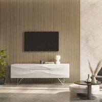 Acoustic Slat Wall Light Oak Wood Panel HD - 22 x 600 x 2400mm