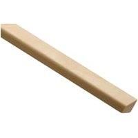 Wickes Pine Glass Bead Moulding - 15mm x 20mm x 2.4m (Pack of 1)