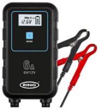 Ring Automotive RSC906-6A Smart Car Battery Charger, 6V & 12V Battery Maintainer