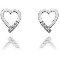 Hot Diamonds Memories Silver And Diamond Silver Earrings