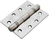 Eurospec HIN1433/13BSS 102MM X 76MM X 3MM Ball Bearing Hinge - Grade 13, Gold