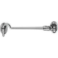 Carlisle Brass CAB1150BSS Silent Pattern Cabin Hook 150mm Polished s/Steel, Silver