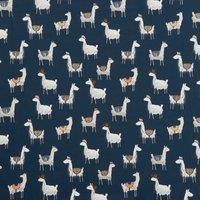 iLiv Alpaca Fabric Indigo