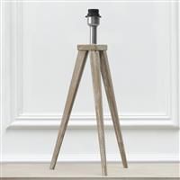 Voyage Maison Aratus Wooden Table Lamp Base Only - Grey
