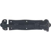 GateMate Straight Door Bolt Black 232mm (696YV)