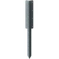 FENCEMATE Galvanised Double Sleeper Pin Corner Bracket - 750 x 2mm