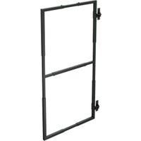 Gatemate Adjustable Steel Gate Frame Kit - Black