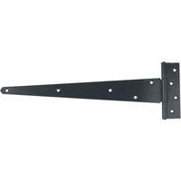 Gatemate 503450B Galvanised P42 Premium Strong Tee Hinge, Epoxy Black, 450 mm