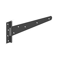 Gatemate 503600B P42 Premium Strong Tee Hinge, Epoxy Black, 600 mm