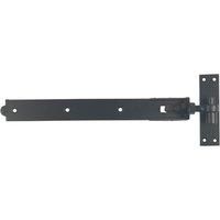 Gatemate Premium Black Adjustable Hook and Band Hinges - 18" / 457mm