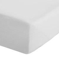 Catherine Lansfield Easy Iron Percale Single Fitted Sheet White