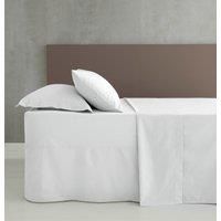 Catherine Lansfield Easy Iron Percale Single Flat Sheet White