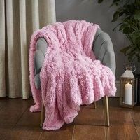 Catherine Lansfield Cuddly Throw, Candy, 150x200cm