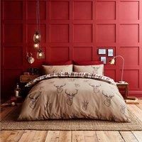 Catherine Lansfield Stag Easy Care King Duvet Set Multi