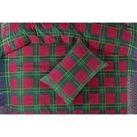 Thermal Flannelette Tartan Bedding Set - 2 Options & 3 Colours