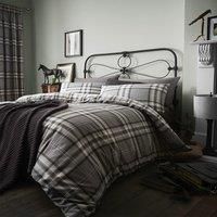 Catherine Lansfield KELSO Tartan Check Duvet/Quilt Cover Set Bedding Curtains