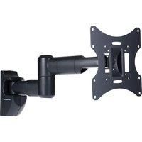 PROPER AV up to 42" BLACK Multi Position Swivel TV Wall Mounting Bracket (N)