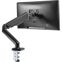 Proper Hydraulic Desk PC Monitor Mount for 13" 19" 19.5" 21.5" 23" 24" and 27" Computer Monitors, LCD or LED TV's