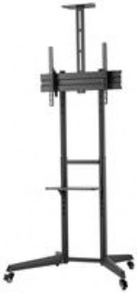Proper Portable TV Trolley Stand for 32"- 65" Screens - Black *NEW*