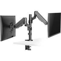 ProperAV Desk Monitor Mount Dual Articulated Swing Arm 17/'/' 19" 21" 22" 23" 24" 27" 32/'/' VESA Max 100x100 Height Max 600mm