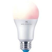 4LITE 4L1/8035X2£££ Wiz Connected Smart Lighting Starter Kit with E27 Multicolour Bulb & 2 x Plugs