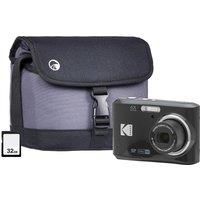 KODAK PIXPRO FZ45 Digital Camera Kit with Carry Bag & 32 GB SD Card - Black, Black