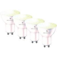 4LITE 4L1/8042 Wiz Connected Smart LED Bulb - GU10, Tuneable White, Pack of 4