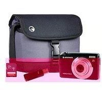 Agfa Photo Realishot DC8200 Compact Digital Camera Kit with 32GB SD, Card Reader & Shoulder Bag - Black