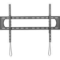 ProperAV Fixed Flat Wall TV Bracket 60" 65" 70" 75" 80" 85" 90" 100" 120" Tilt 10° VESA Max 900x600 Black