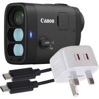 CANON Powershot Golf Laser Rangefinder with Charging Kit, Black