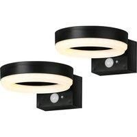 4LITE Antheia Solar Wall Light - Pack of 2