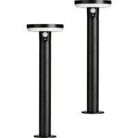 4LITE Antheia Solar Bollard Light - Pack of 2
