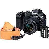 Canon Eos R7 Camera Kit Inc Rf-S 18-150Mm Lens, Neck Strap & Additional Lp-E6P Battery - Black