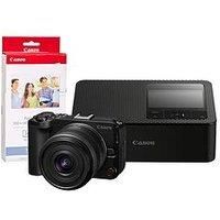 Canon Eos R50V Camera With Canon Rf-S 14-30Mm Lens, Canon Cp1500 Printer Kp-36Ip And 36 Shots