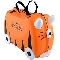 Trunki Tipu Tiger Children's Ride-On Suitcase Pull Along Hand Travel Luggage New