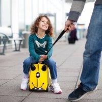 Trunki Children’s Ride-On Suitcase And Kid/'s Hand Luggage: Bernard Bee (Yellow)