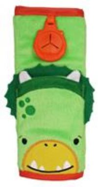 Trunki Children’s Seat Belt Pad – SnooziHedz Dudly Dino (Green)