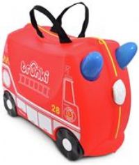 Trunki Children’s Ride-On Suitcase  & Hand Luggage: Frank Fire Engine (Red)
