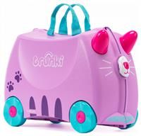 Trunki Children’s Ride-On Suitcase & Hand Luggage: Cassie Cat (Lilac)