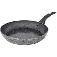 Tower Cerastone Frying Pan Non-Stick, Ceramic Coating, Forged Aluminium, Stay Cool Handle, Graphite, 28 cm