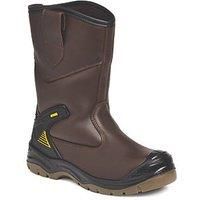 Apache Unisex-Adult AP305 Safety Boots Brown, 9 UK (43 EU)