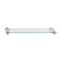 Robert Welch Oblique Glass Bathroom Shelf. 18/10 Stainless steel. Easy to clean.
